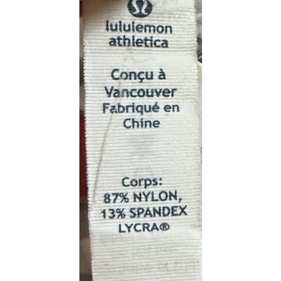 Lululemon|Run Stay on Course Tank|Grey/White Stripe|SZ‎ 6 - Picture 7 of 8